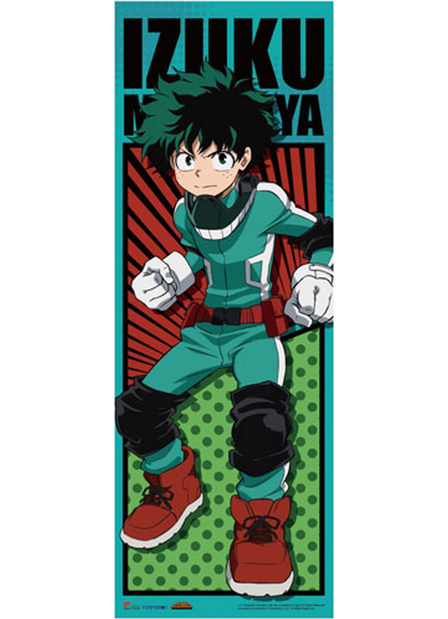 My Hero Academia - Midoriya Izuku "Deku" Battle Suit Human Size Se Wall Scroll 23.5"W x 67"H