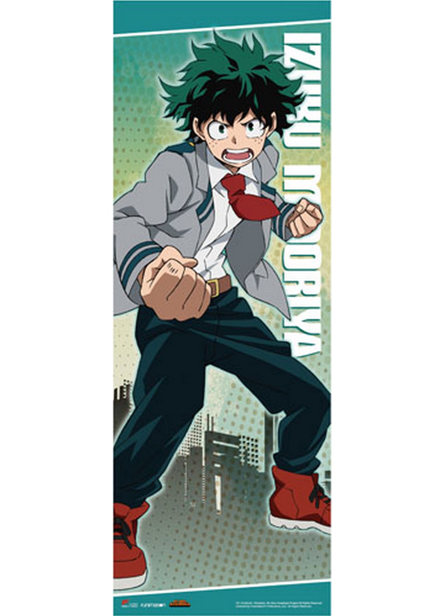 My Hero Academia - Midoriya Izuku "Deku" Uniform Human Size Se Wall Scroll 23.5"W x 67"H