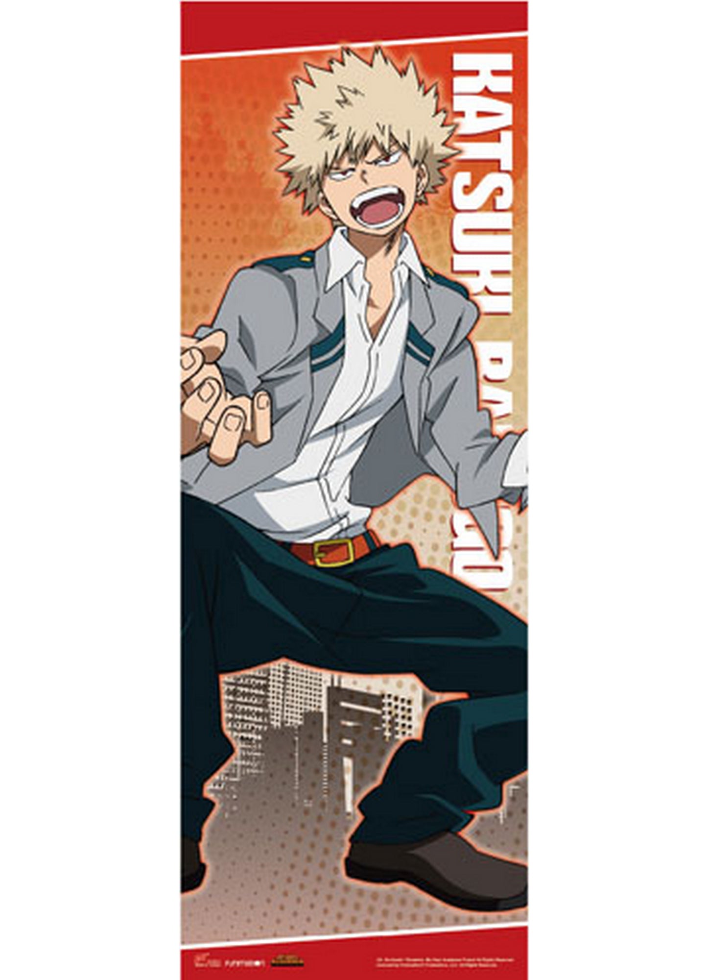 My Hero Academia - Katsuki Bakugo Uniform Human Size Se Wall Scroll 23.5"W x 67"H