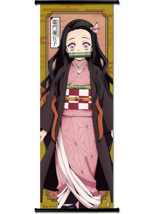 Demon Slayer - Nezuko Kamado Human Size Se Wall Scroll 23.5"W x 67"H