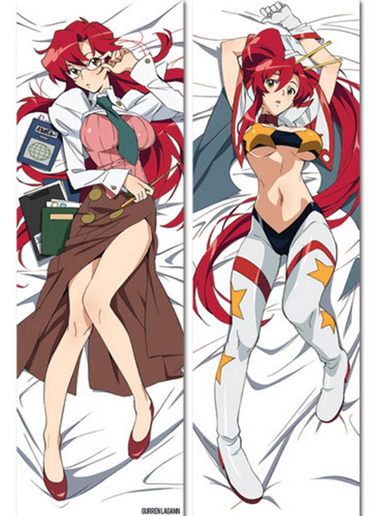Gurren Lagann - Older Yoko Littner Body Pillow 13.3"W x 43"H