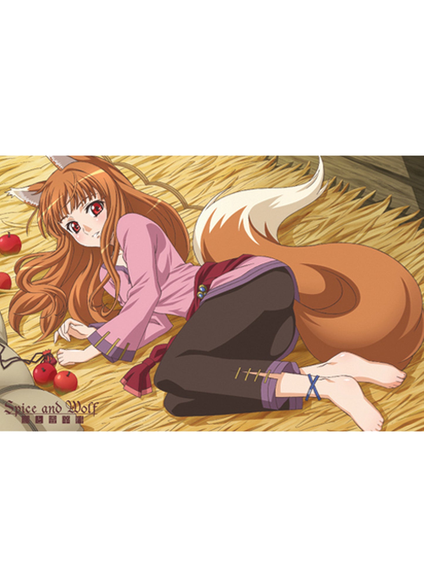 Spice And Wolf - Holo Body Pillow 13.3"W x 43"H
