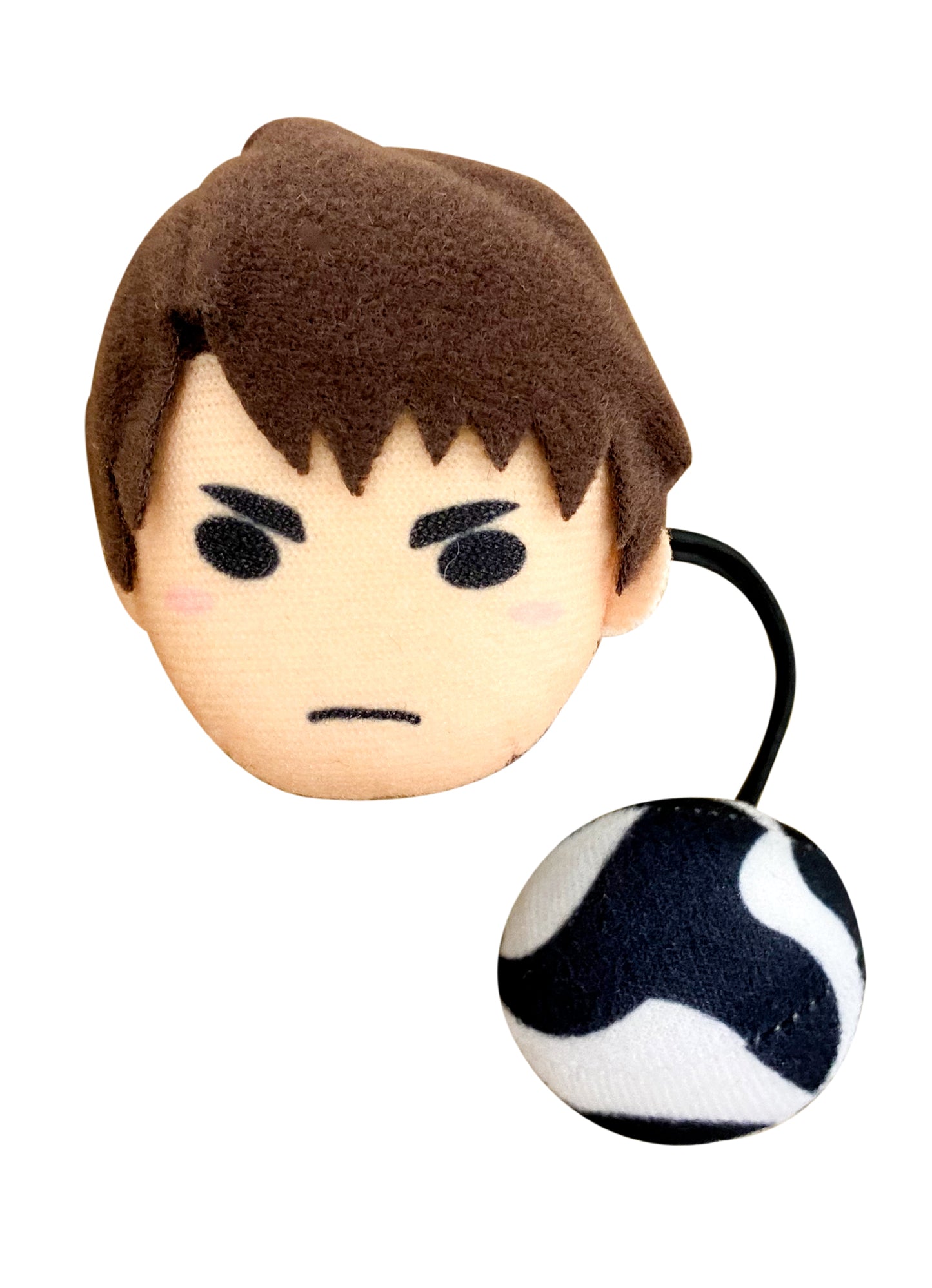 Haikyu S2 - Wakatoshi Ushijima Ushijima Plush Hair Tie 2"H