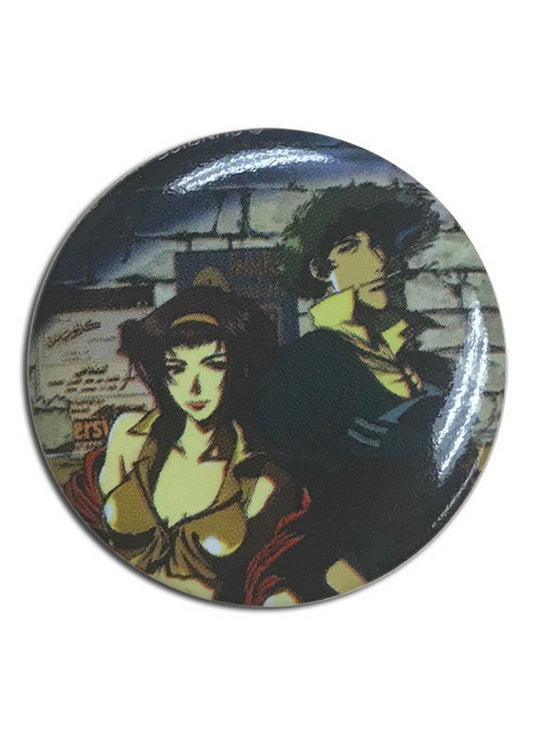 Cowboy Bebop - Faye Valentine & Spike Spiegel Button 1.25"