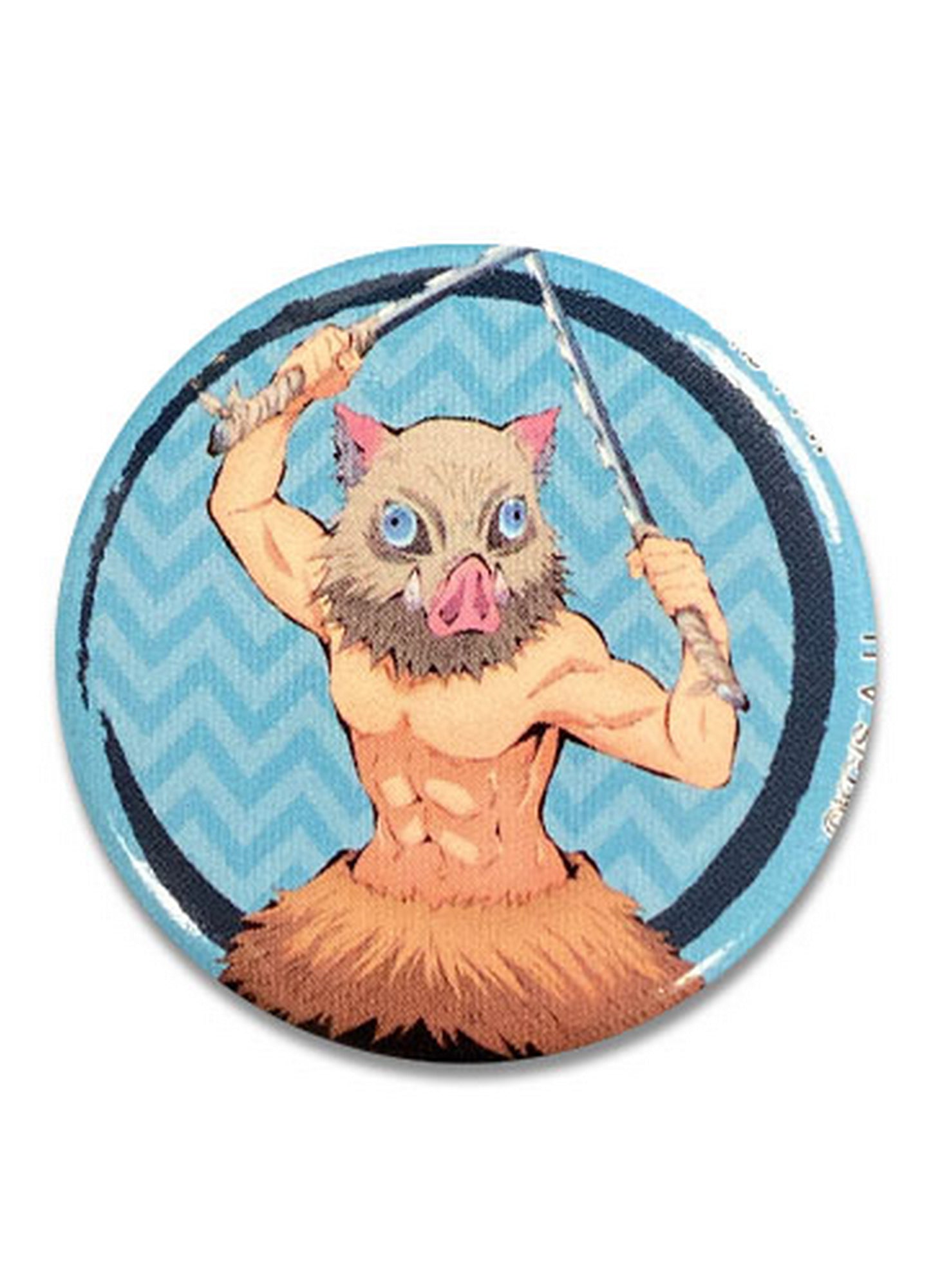 Demon Slayer - Hashibira Inosuke Hashibira Button 1.25"