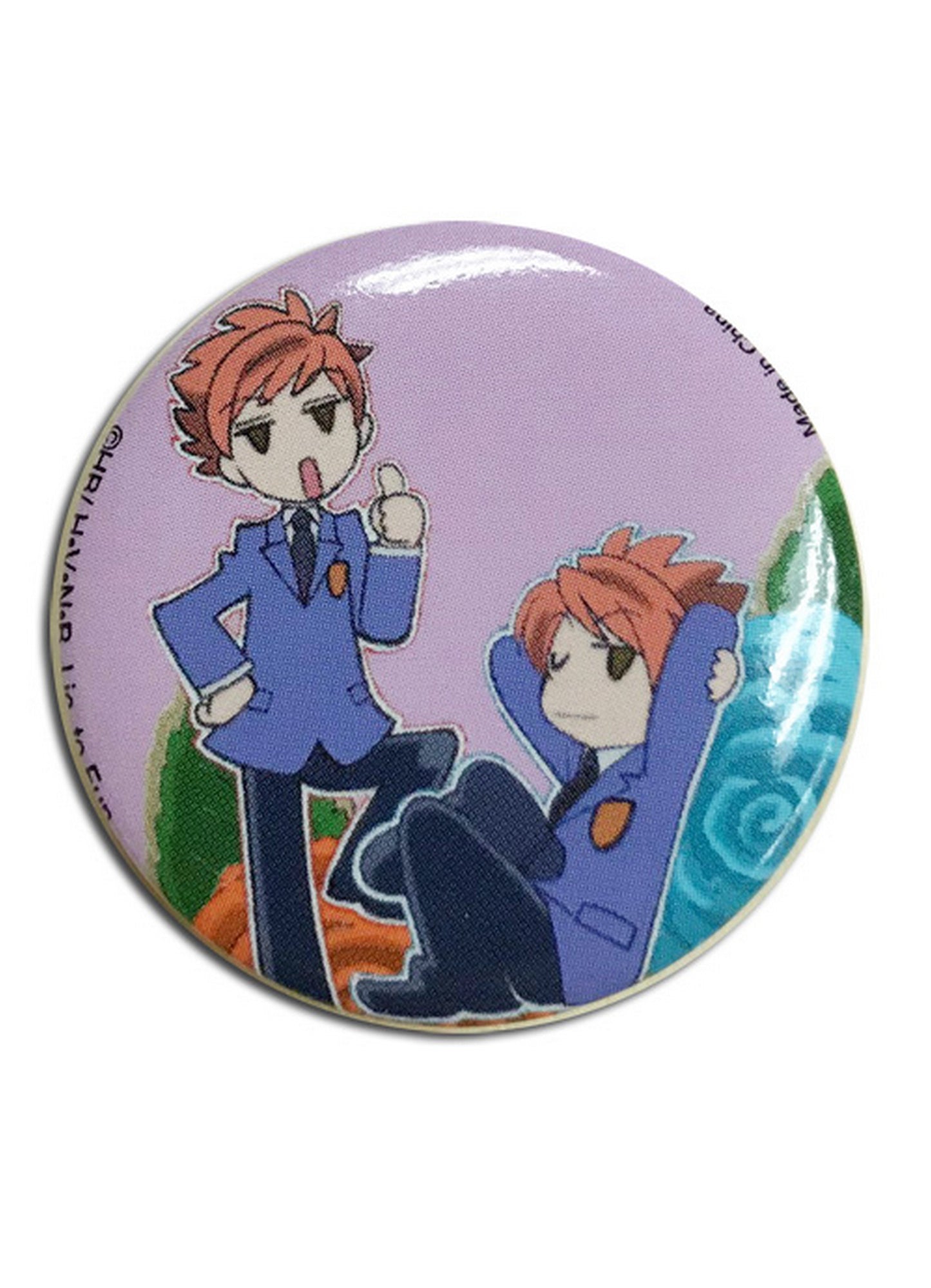 Ouran High School Host Club - SD Hitachiin Twins Button 1.25"