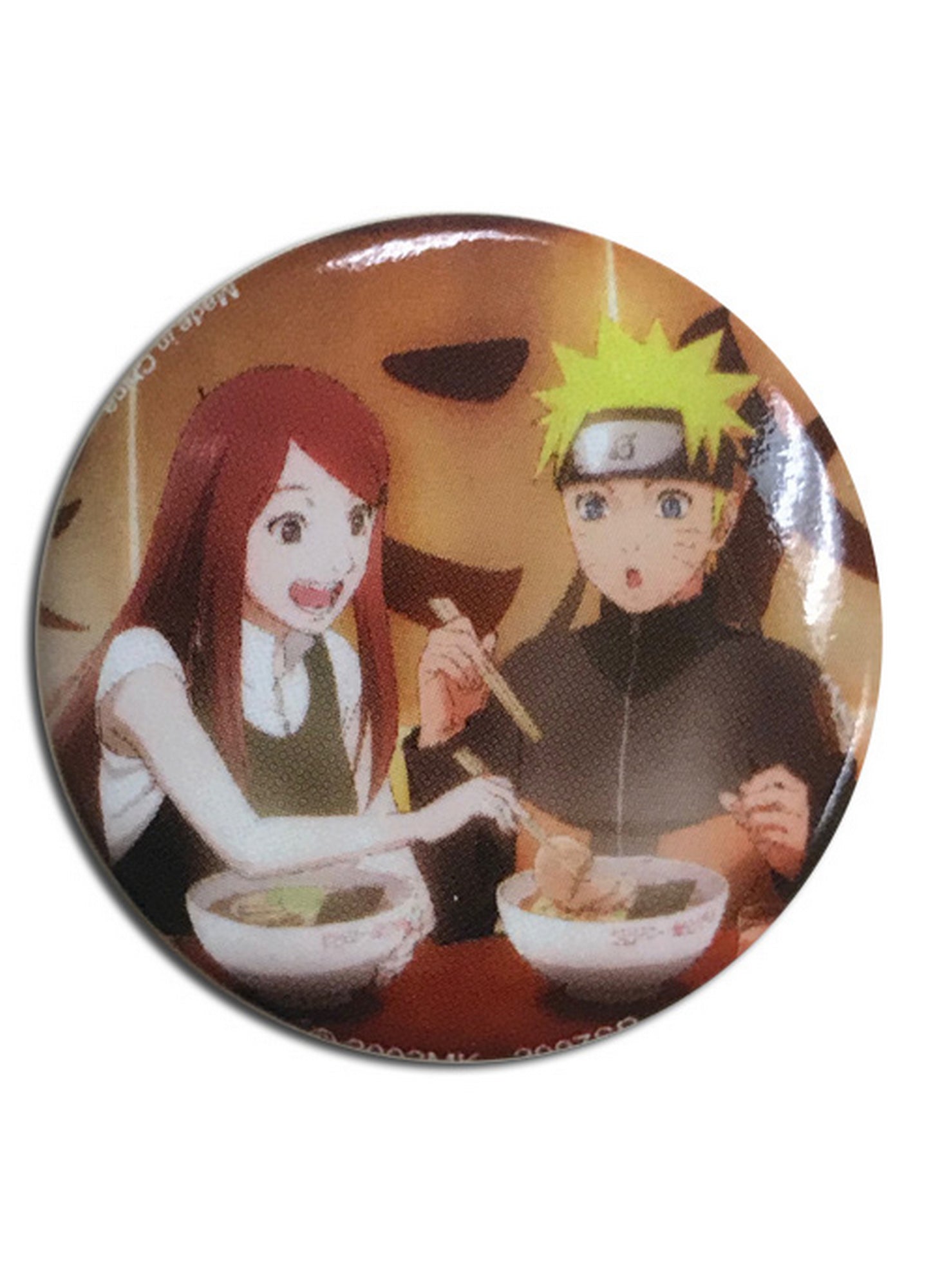 Naruto Shippuden - Naruto Uzumaki & Mom Button 1.25"