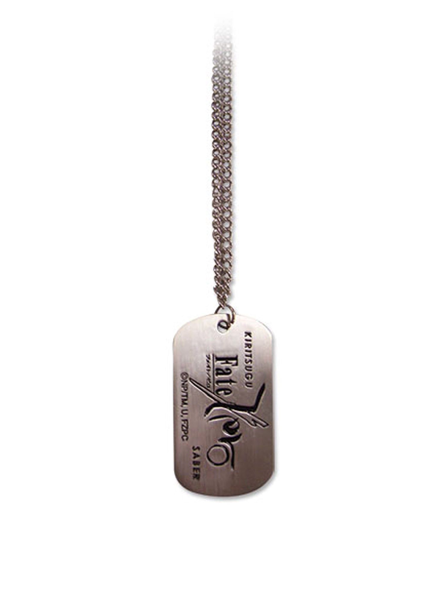 Fate/Zero - Kiritsugu Emiya & Saber Command Seal Dog Tag Necklace