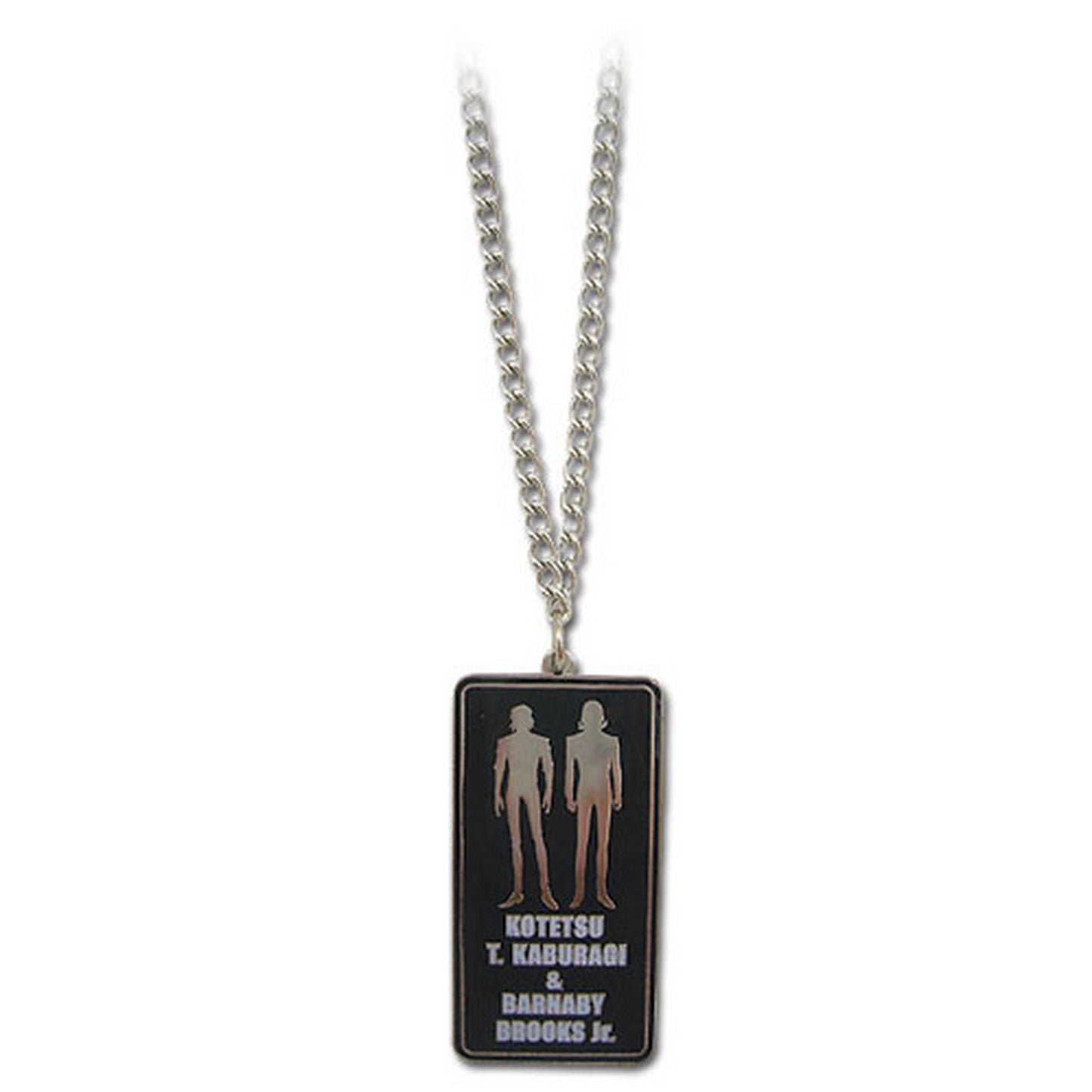 Tiger & Bunny - Barnaby & Kotetsu Silhoutte Tag Necklace