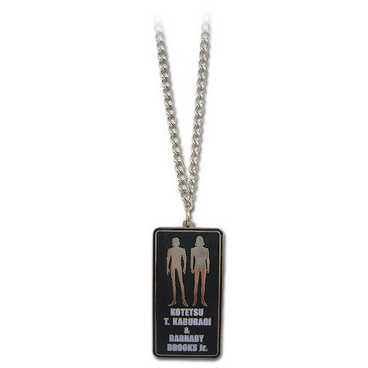 Tiger & Bunny - Barnaby & Kotetsu Silhoutte Tag Necklace