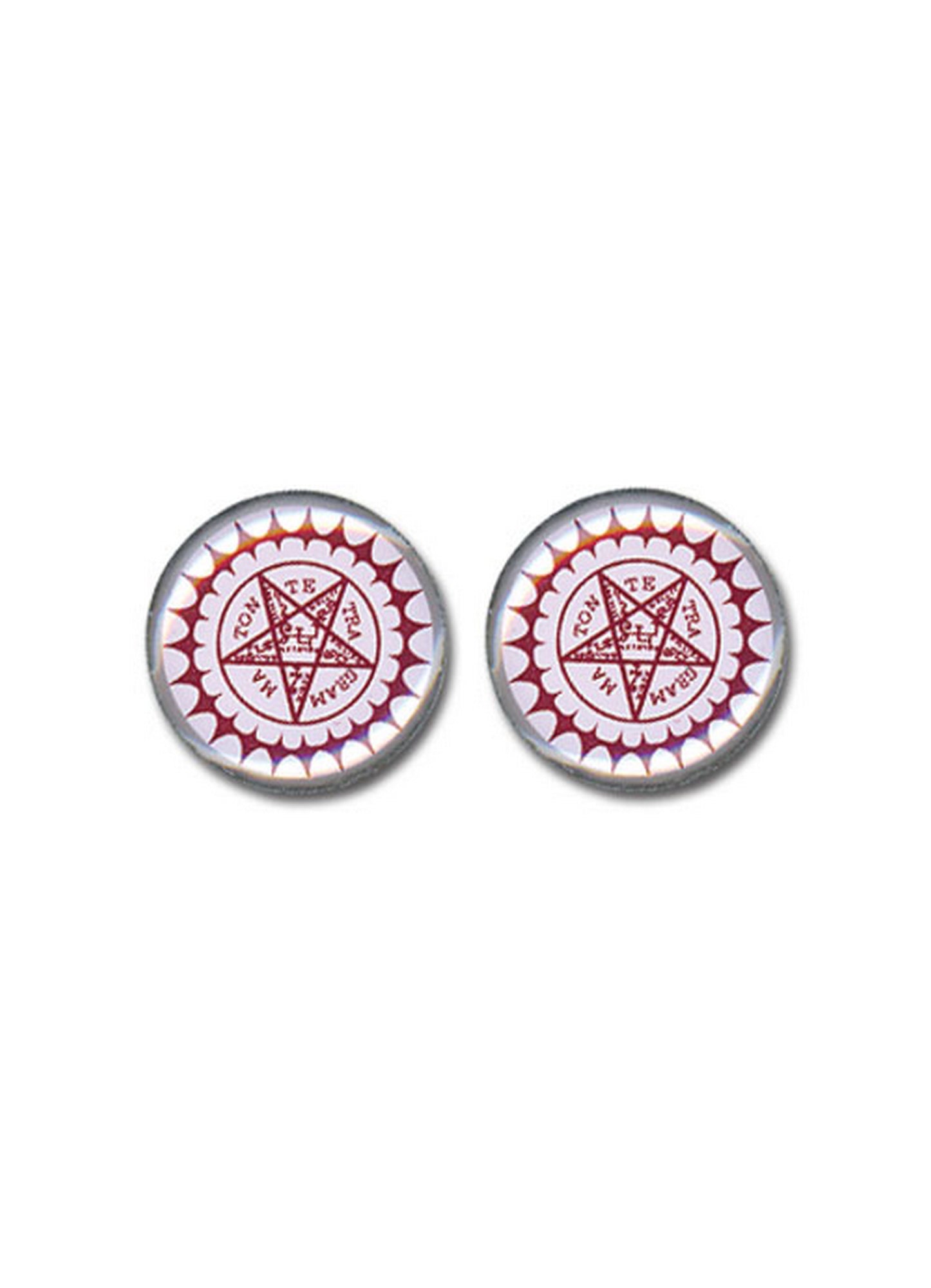Black Butler - Pentacle Earrings