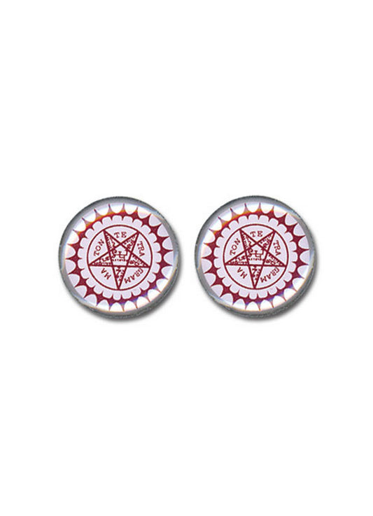 Black Butler - Pentacle Earrings