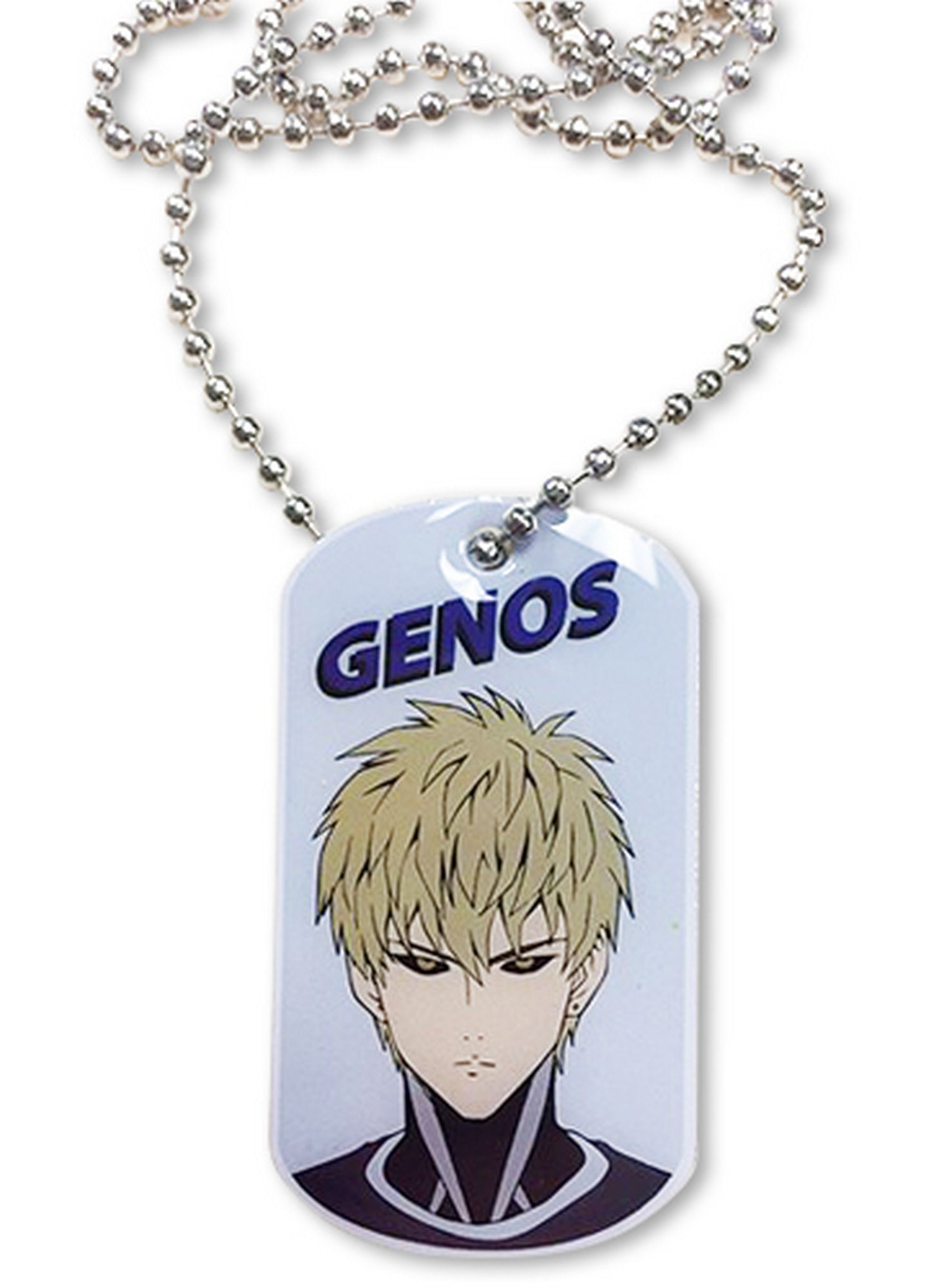 One Punch Man - Genos Metal Dog Tag Necklace
