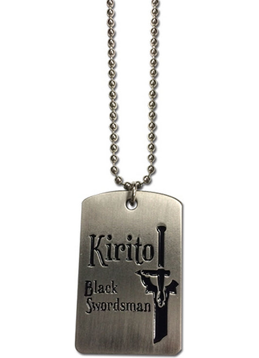 Sword Art Online - Black Swordsman Kirito Necklace