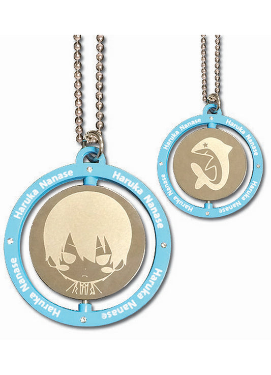 Free! - Haruka Nanase Blue Metal Necklace
