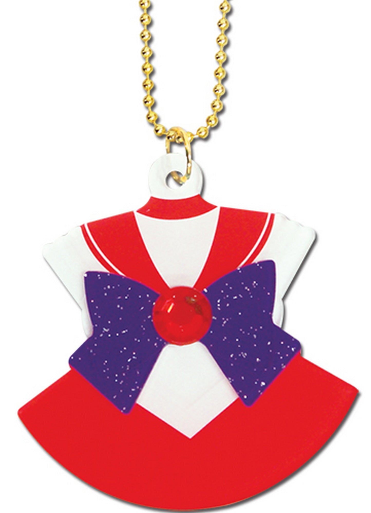 Sailor Moon R - Sailor Mars Costume Acrylic Necklace