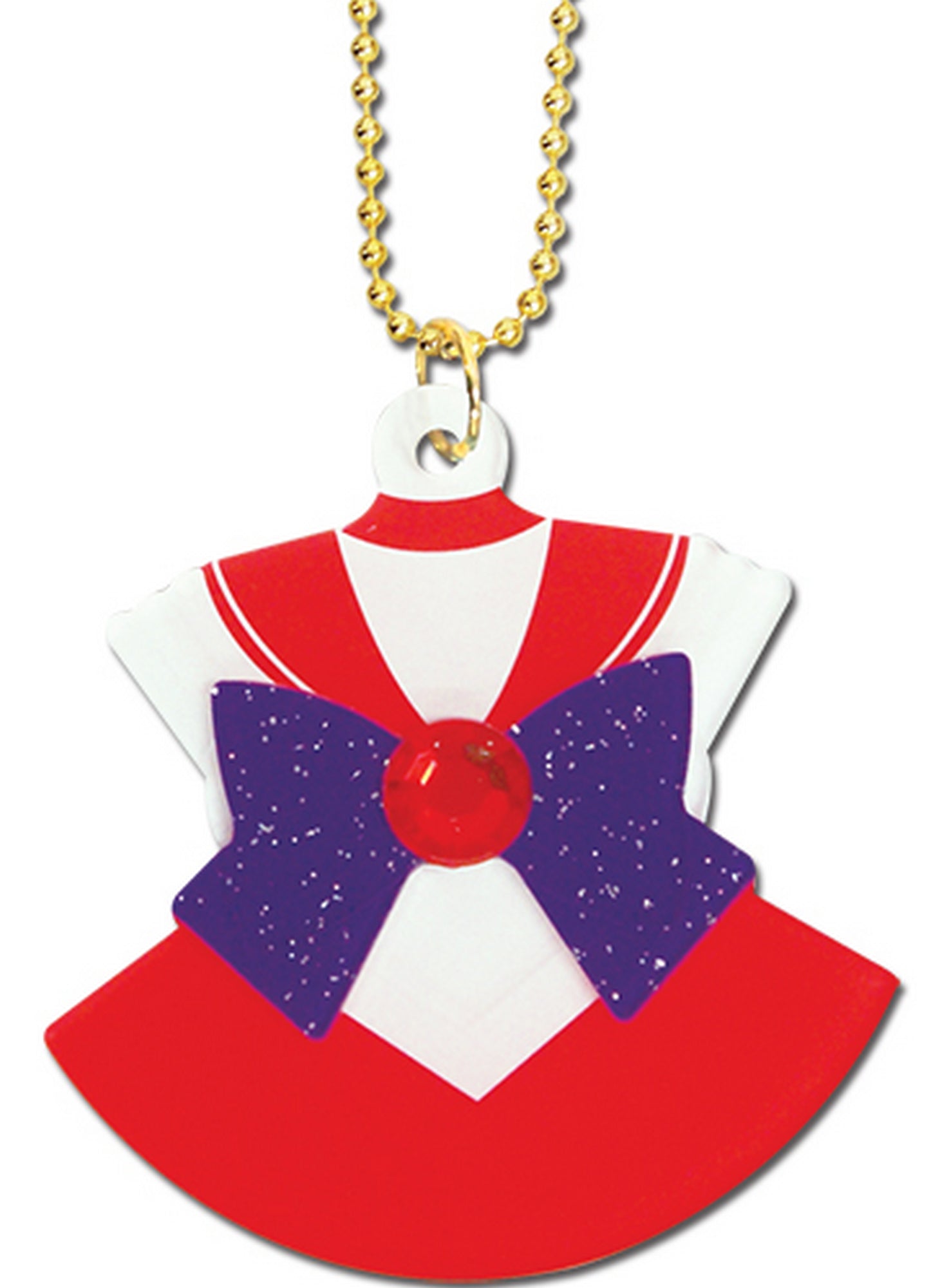 Sailor Moon R - Sailor Mars Costume Acrylic Necklace