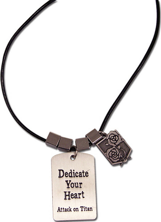 Attack On Titan - Garrison With Metal Tag Necklace