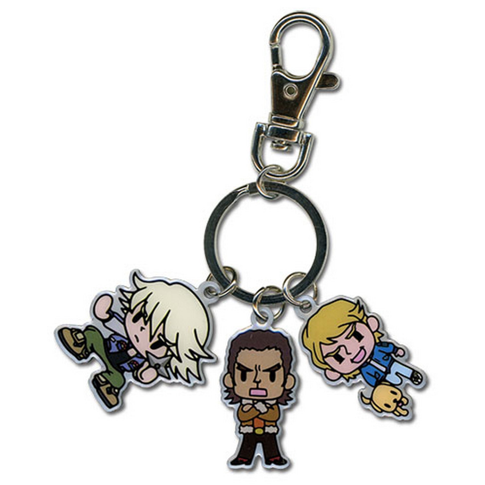 Tiger & Bunny - Ivan, Antonio & Keith SD Metal Keychain