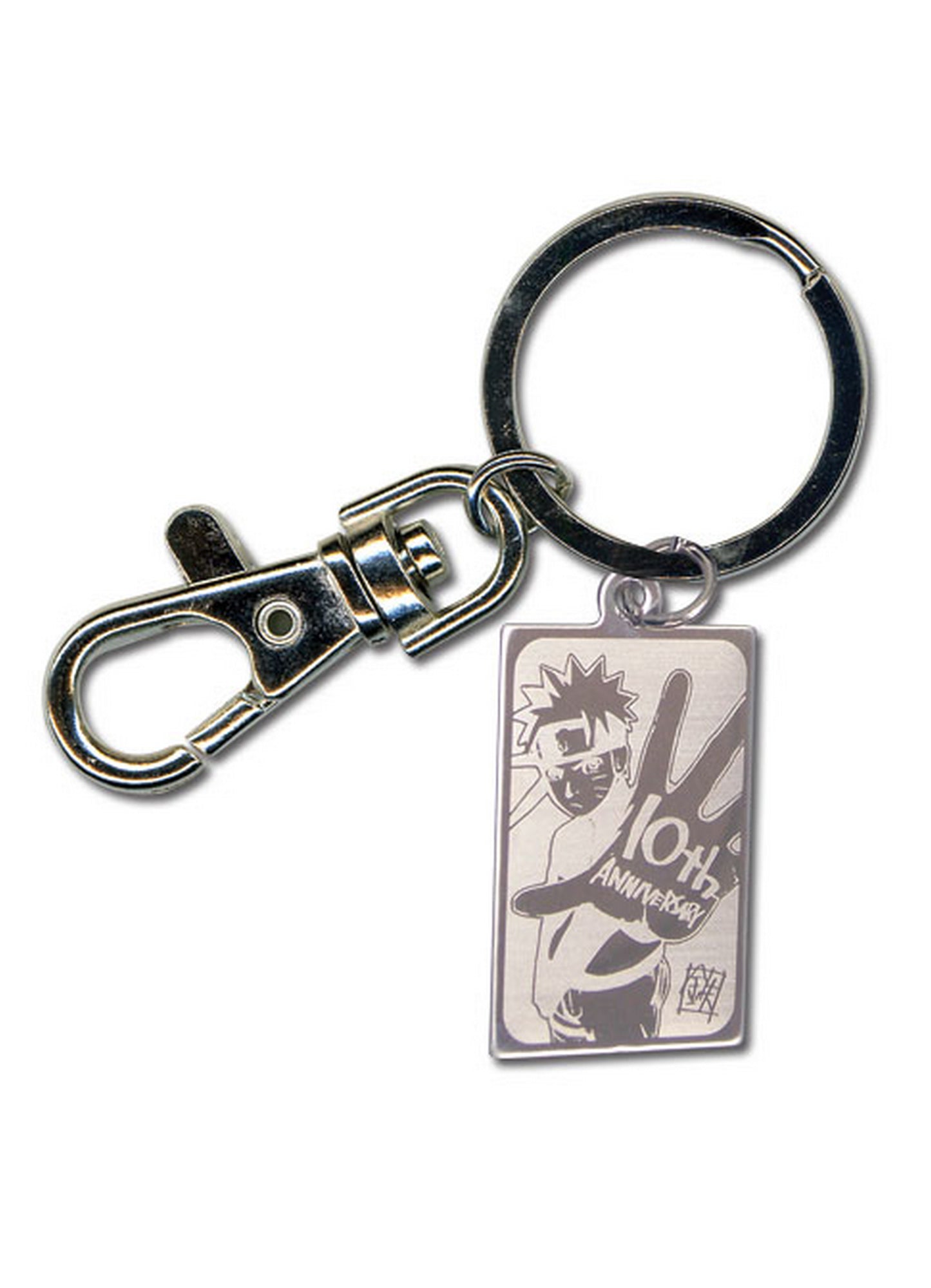 Naruto Shippuden - Naruto Uzumaki 10th Anniversary Metal Keychain