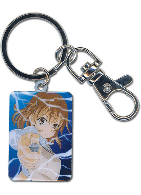 A Certain Scientific Railgun Railgun Metal Keychain