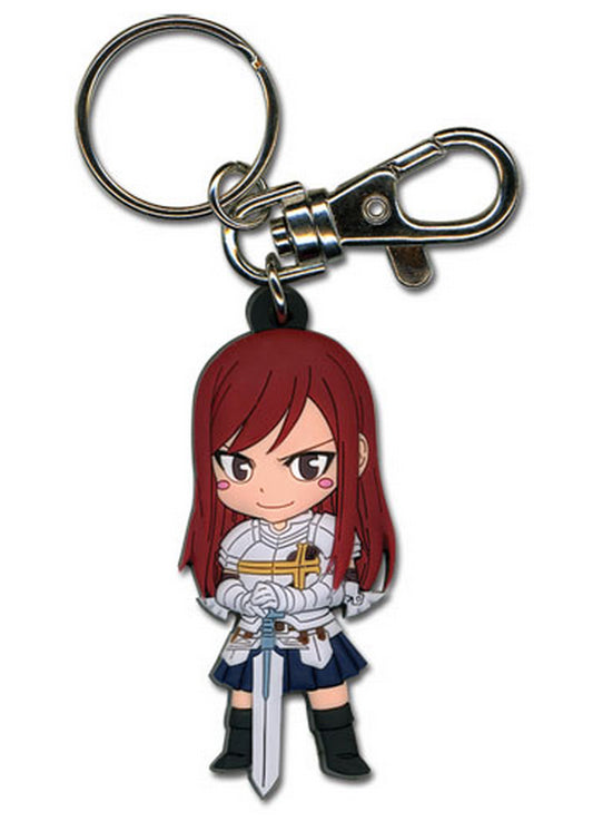 Fairy Tail - SD Erza Scarlet S2 PVC Keychain