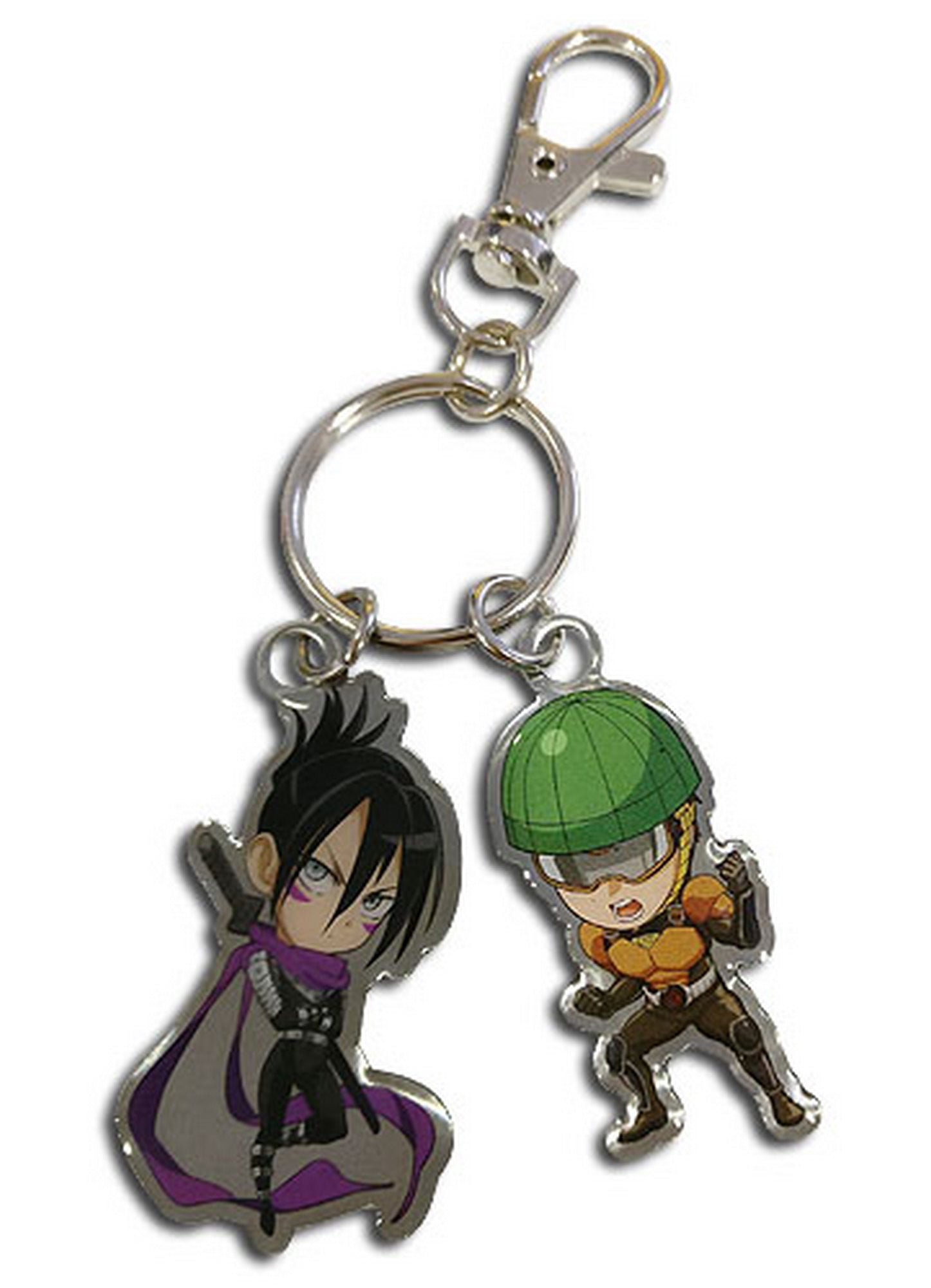 One Punch Man - SD Speed of Sound Sonic & Mumen Rider Metal Keychain