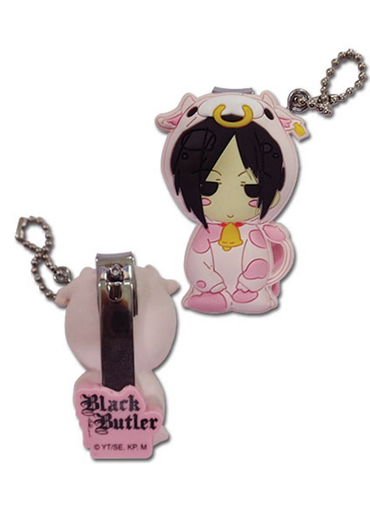Black Butler - Sebastian Michaelis Cow SD PVC Nail Clipper Keychain
