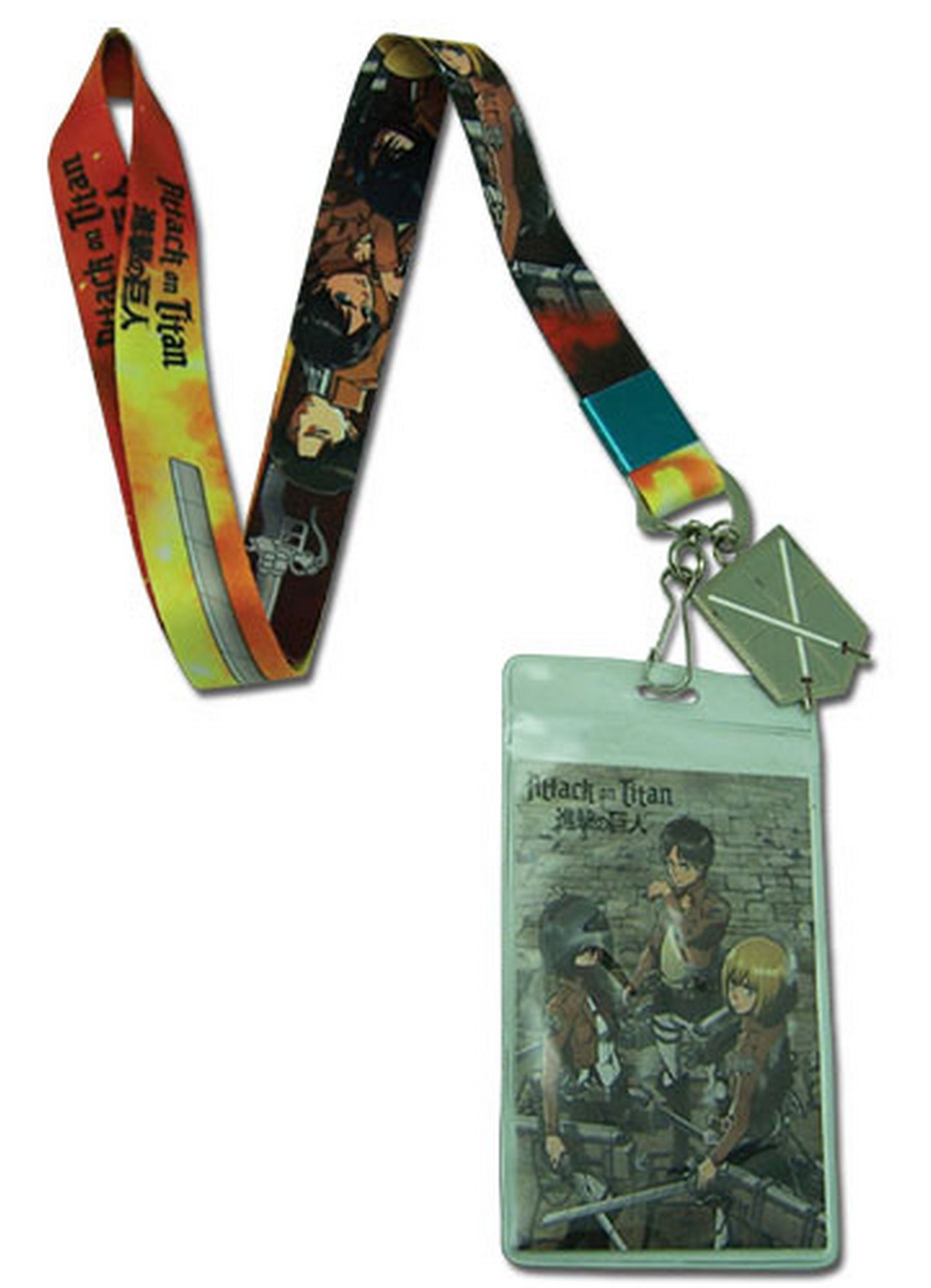 Attack On Titan - Group And Sword Lanyard