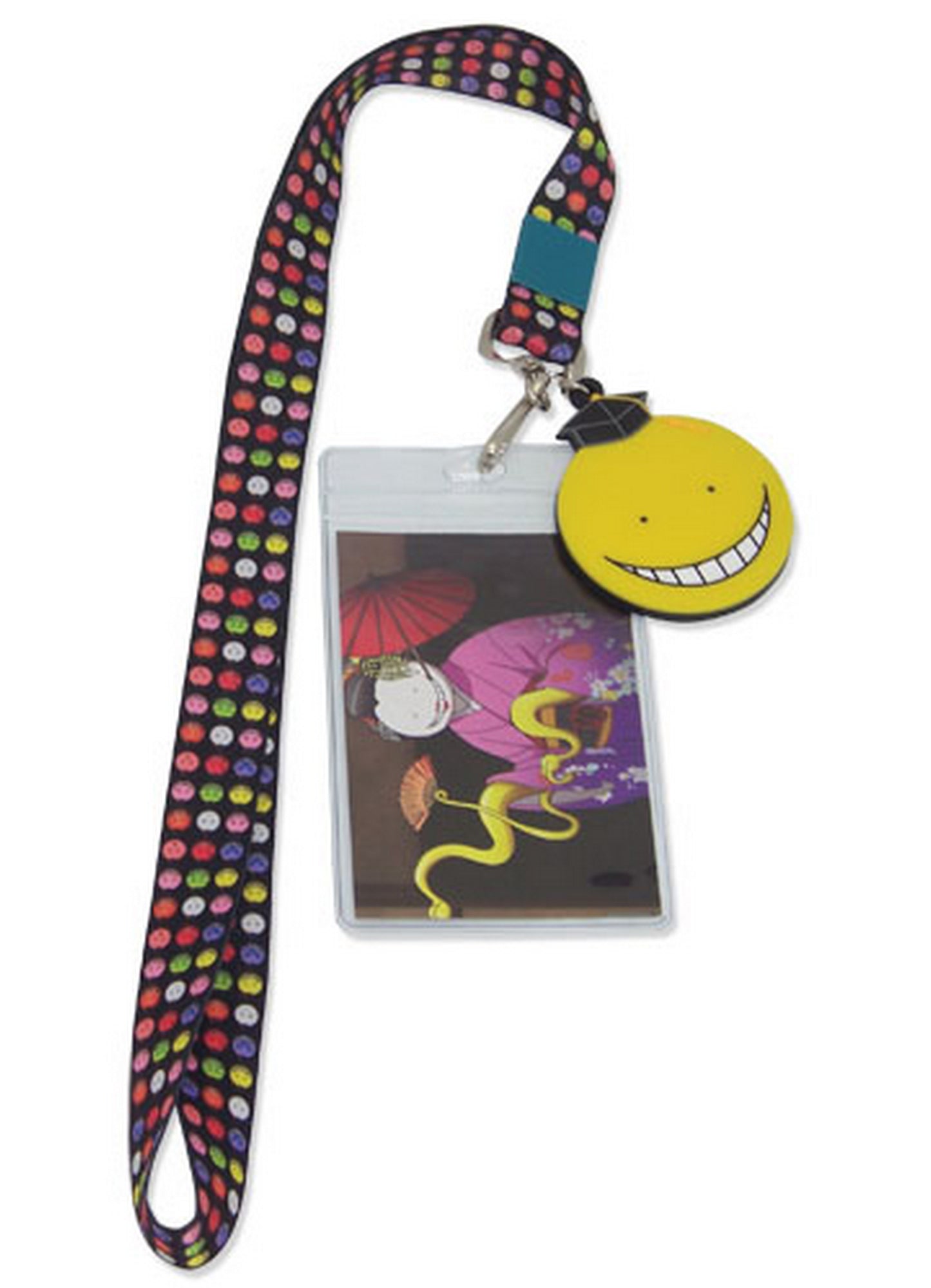 Assassination Classroom - Koro Sensei Faces Lanyard