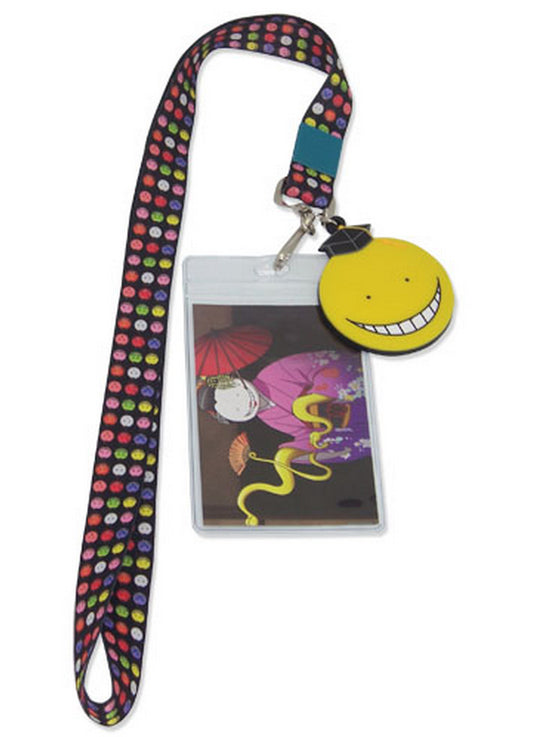 Assassination Classroom - Koro Sensei Faces Lanyard