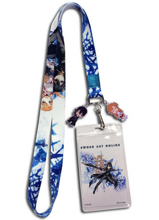 Sword Art Online - Kirito & Asuna Blue Lanyard