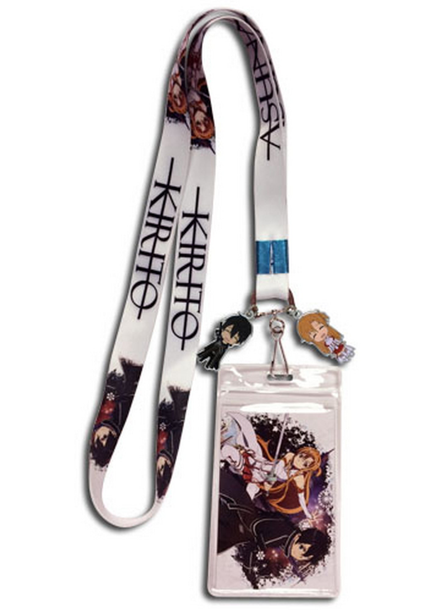 Sword Art Online - Kirito & Asuna White Lanyard
