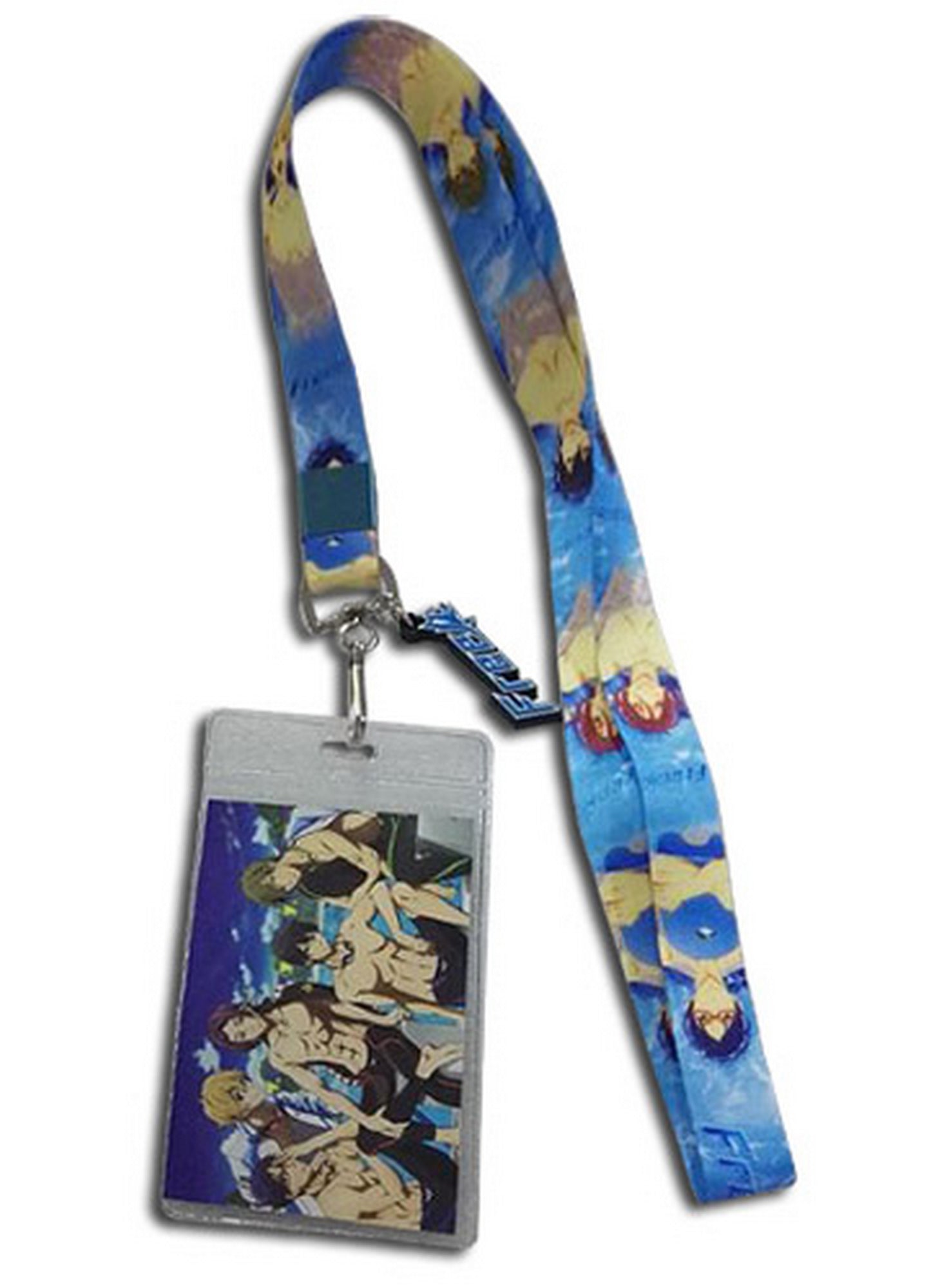 Free! - Group In Swimming Pool Lanyard