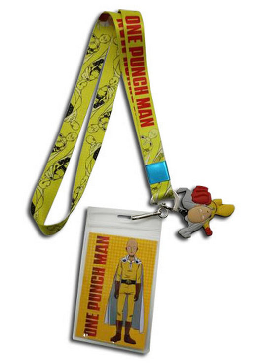 One Punch Man - Saitama All Over Lanyard