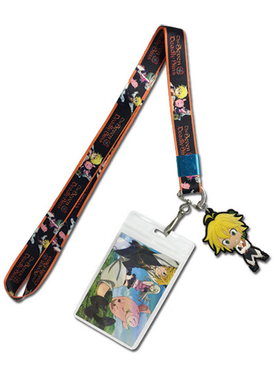 The Seven Deadly Sins - Meliodas, Elizabeth, & Hawk Lanyard