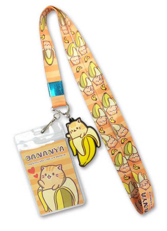 Bananya - Tabby Bananya Lanyard