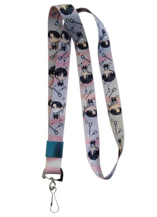 Attack On Titan - Levi Ackerman And Eren Yeager Lanyard