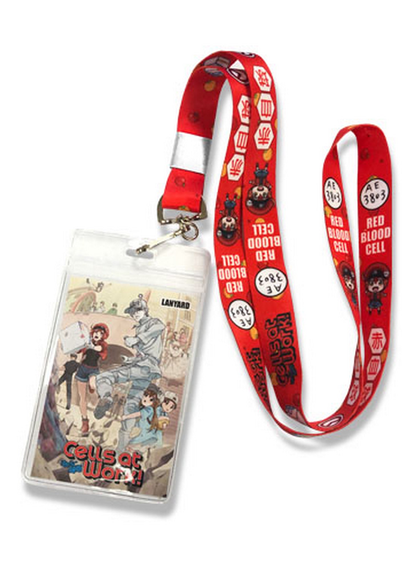 Cells At Work! - Red Blood Cells Lanyard