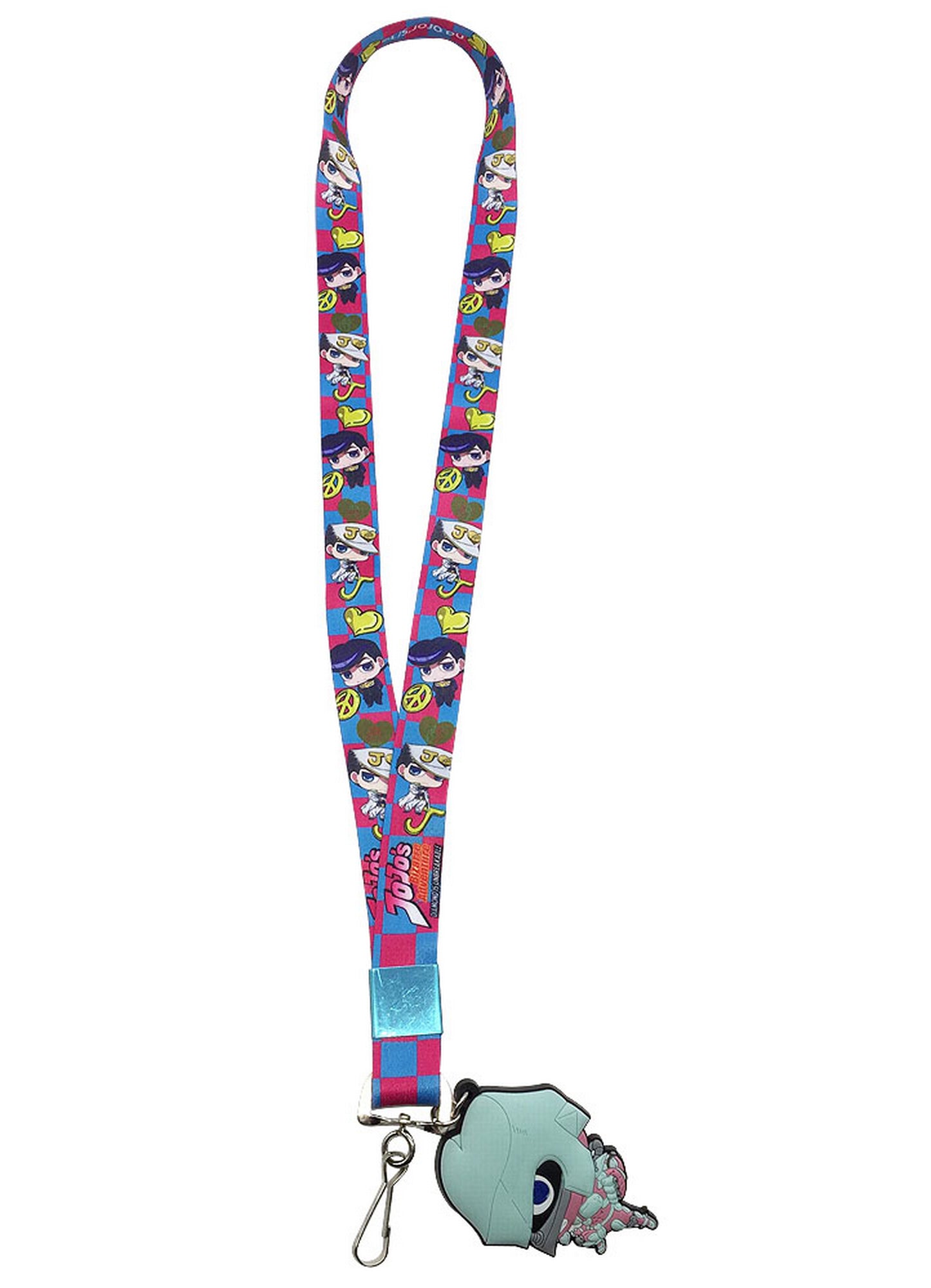 Jojos Bizarre Adventure Diamond Is Unbreakable - Josuke Higashikata & Jotaro Kujo Lanyard