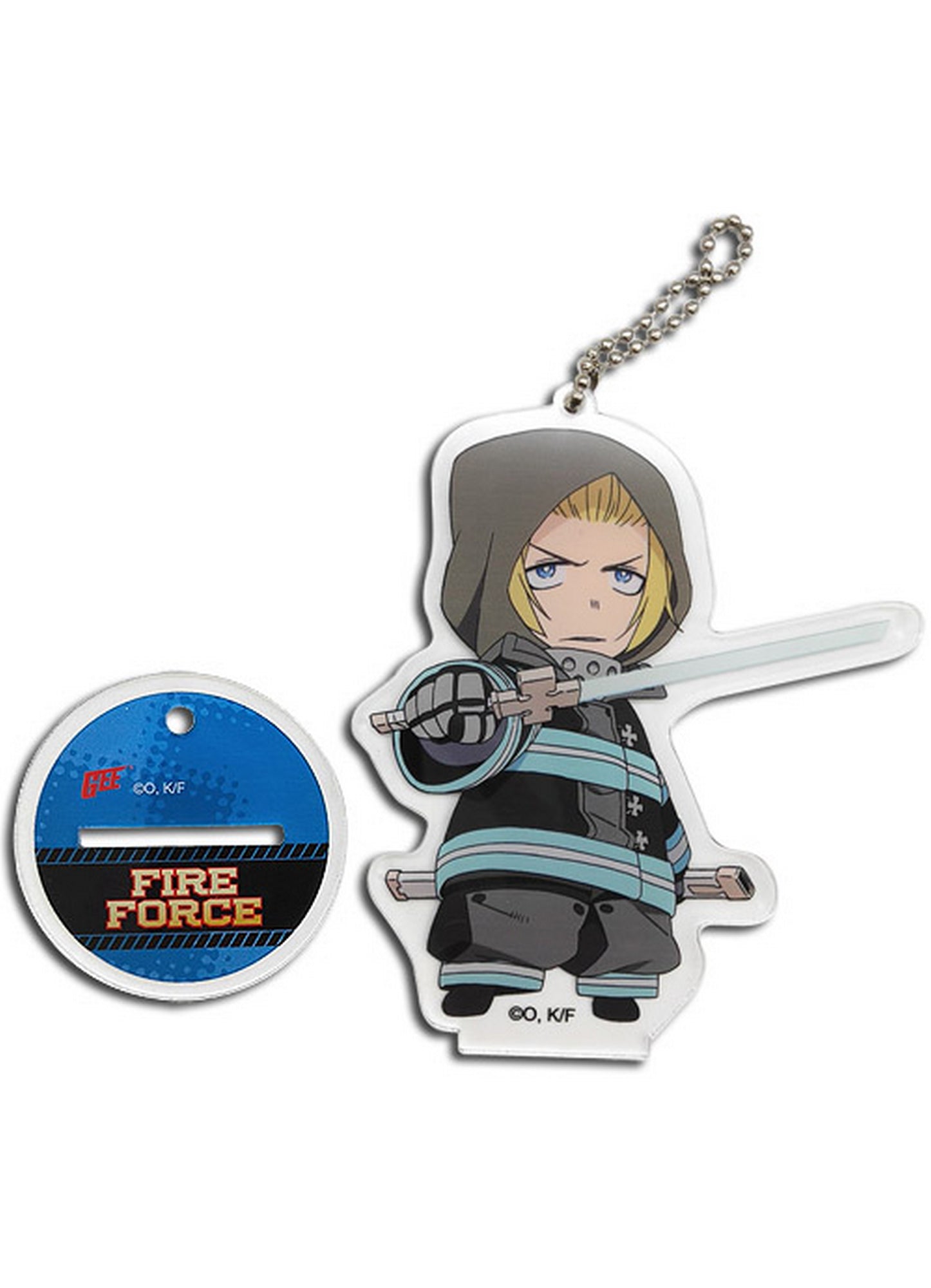 Fire Force - SD Arthur Boyle Acrylic Keychain