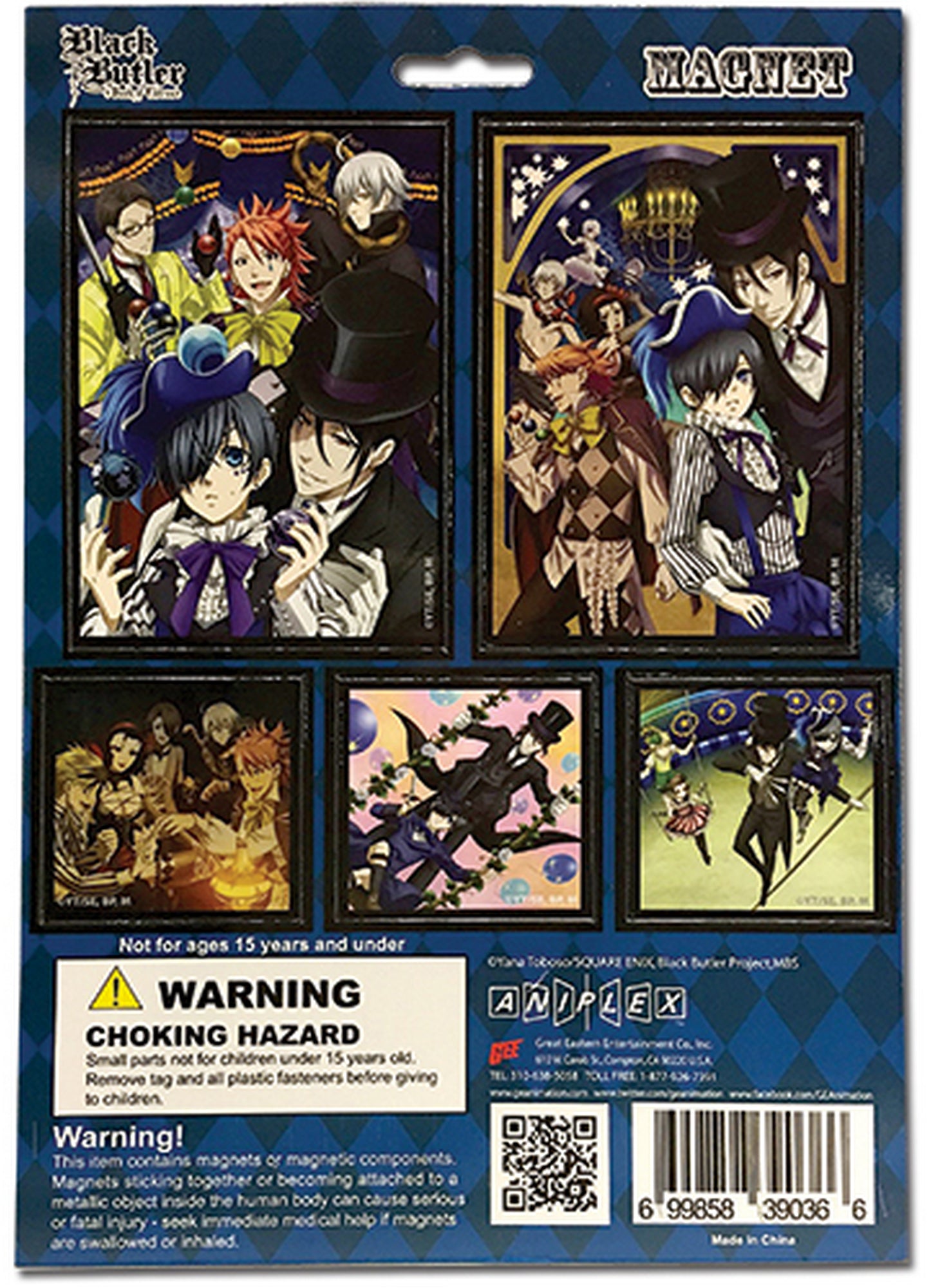 Black Butler Book Of Circus - Magnet Collection