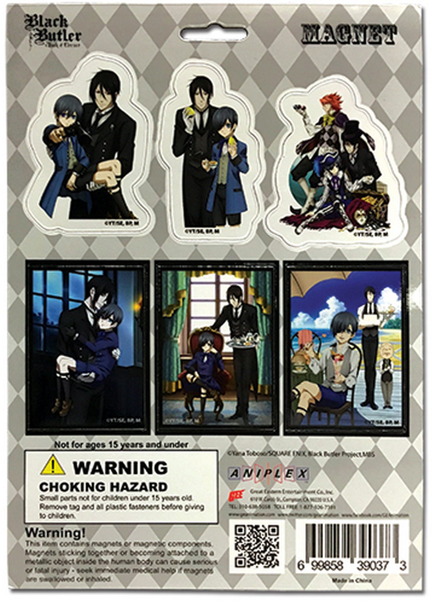 Black Butler Book Of Circus - Magnet Collection 2