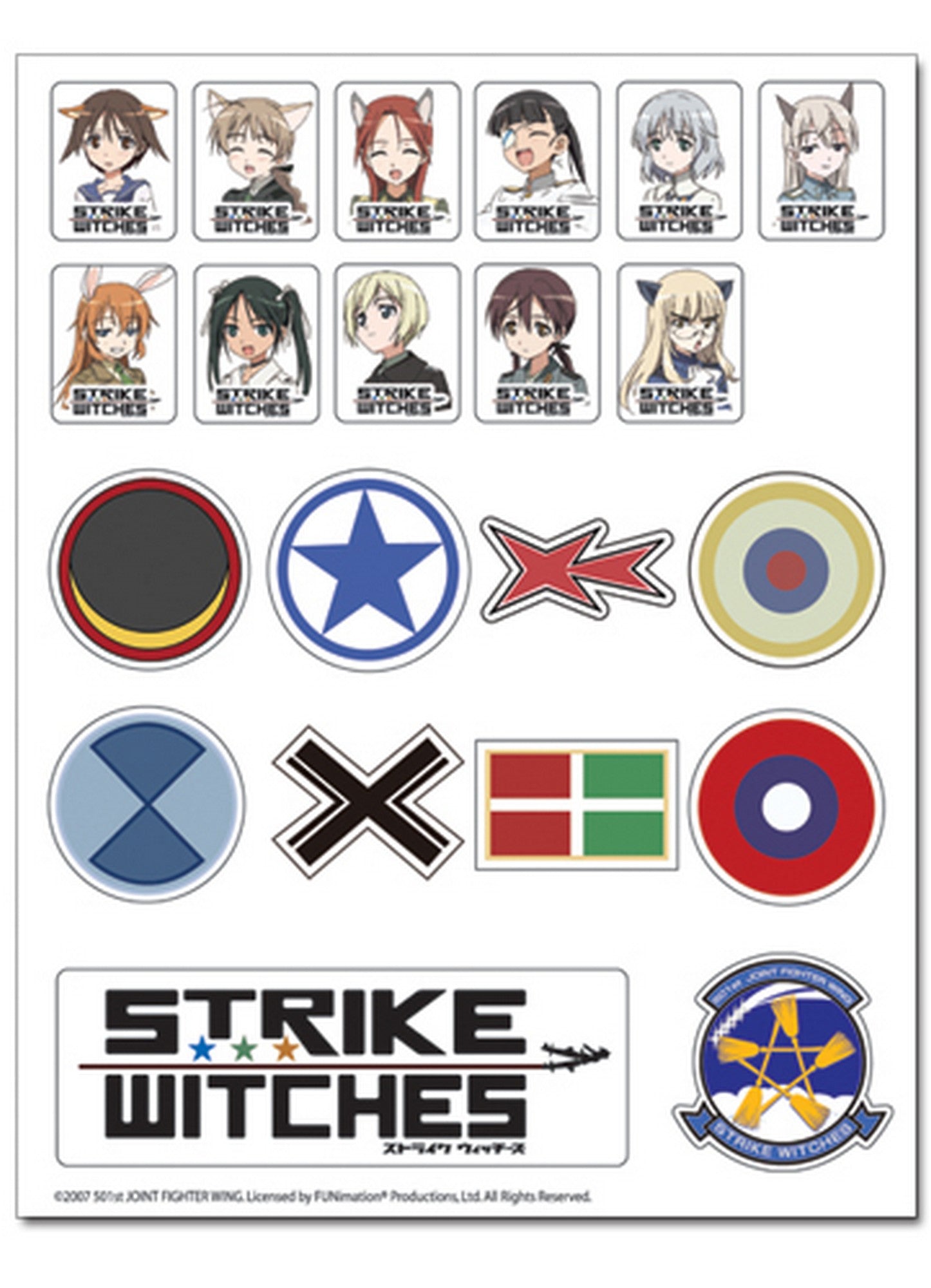Strike Witches - Sticker Set