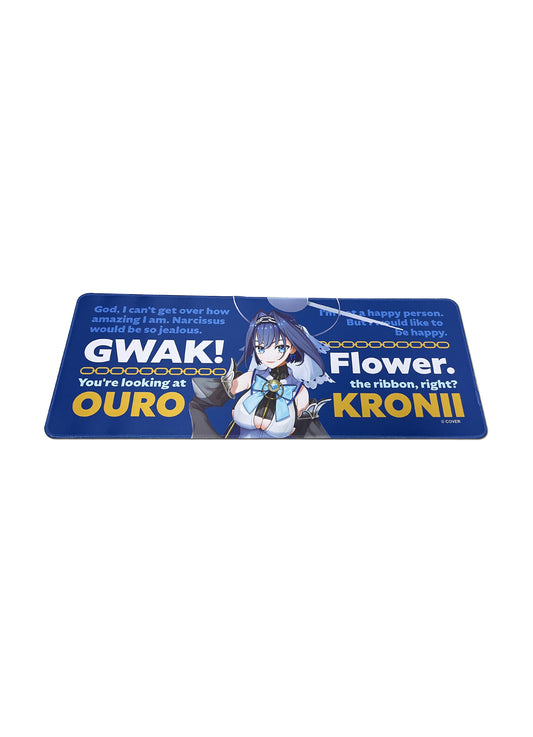 Hololive - Ouro Kronii Quotes Mouse Pad 46"W x 60"H