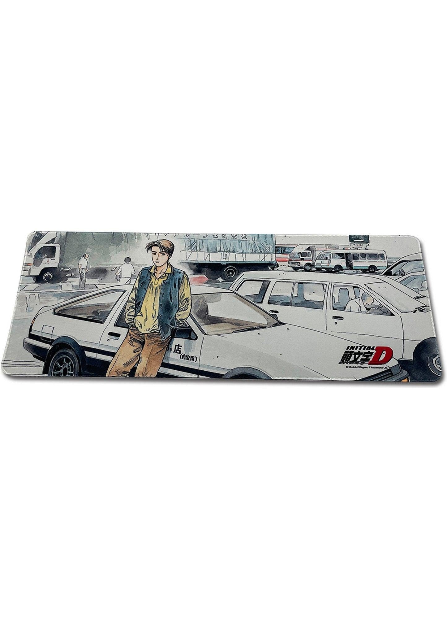 Initial D - Takumi Fujiwara w/ AE86 Mouse Pad Desk Mat