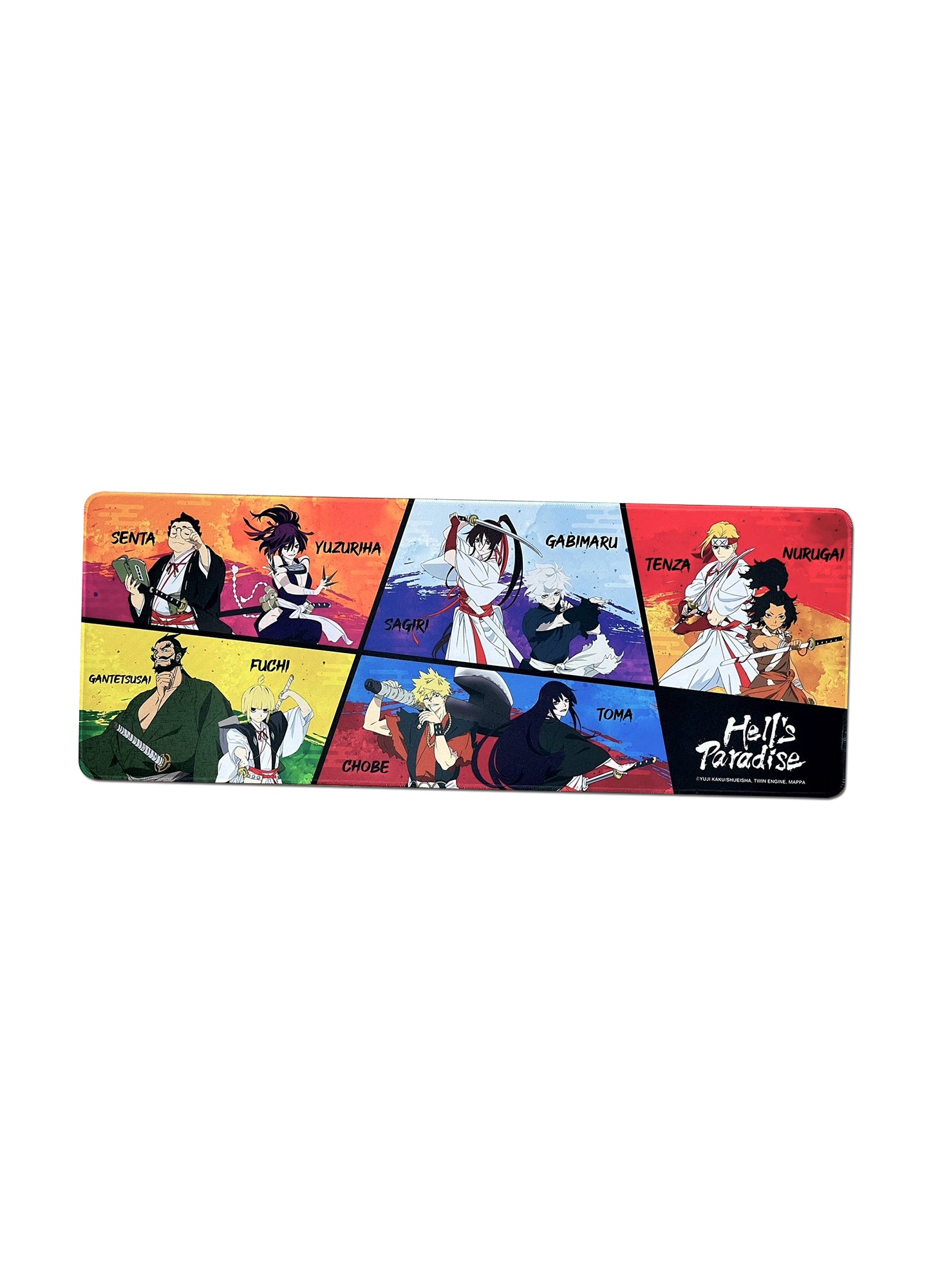 Hell's Paradise - Character Group Mouse Pad 31.5"W x 11.8"H