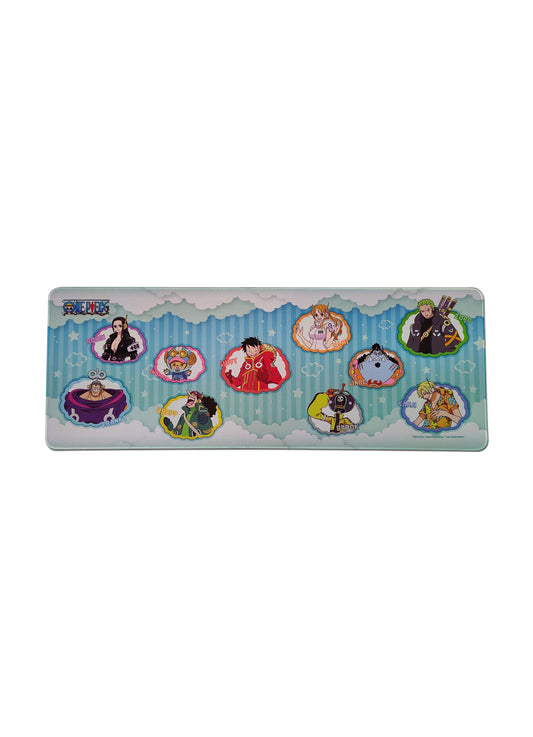 One Piece - Egghead Character Group Art Mouse Pad 31.5"W x 11.8"H