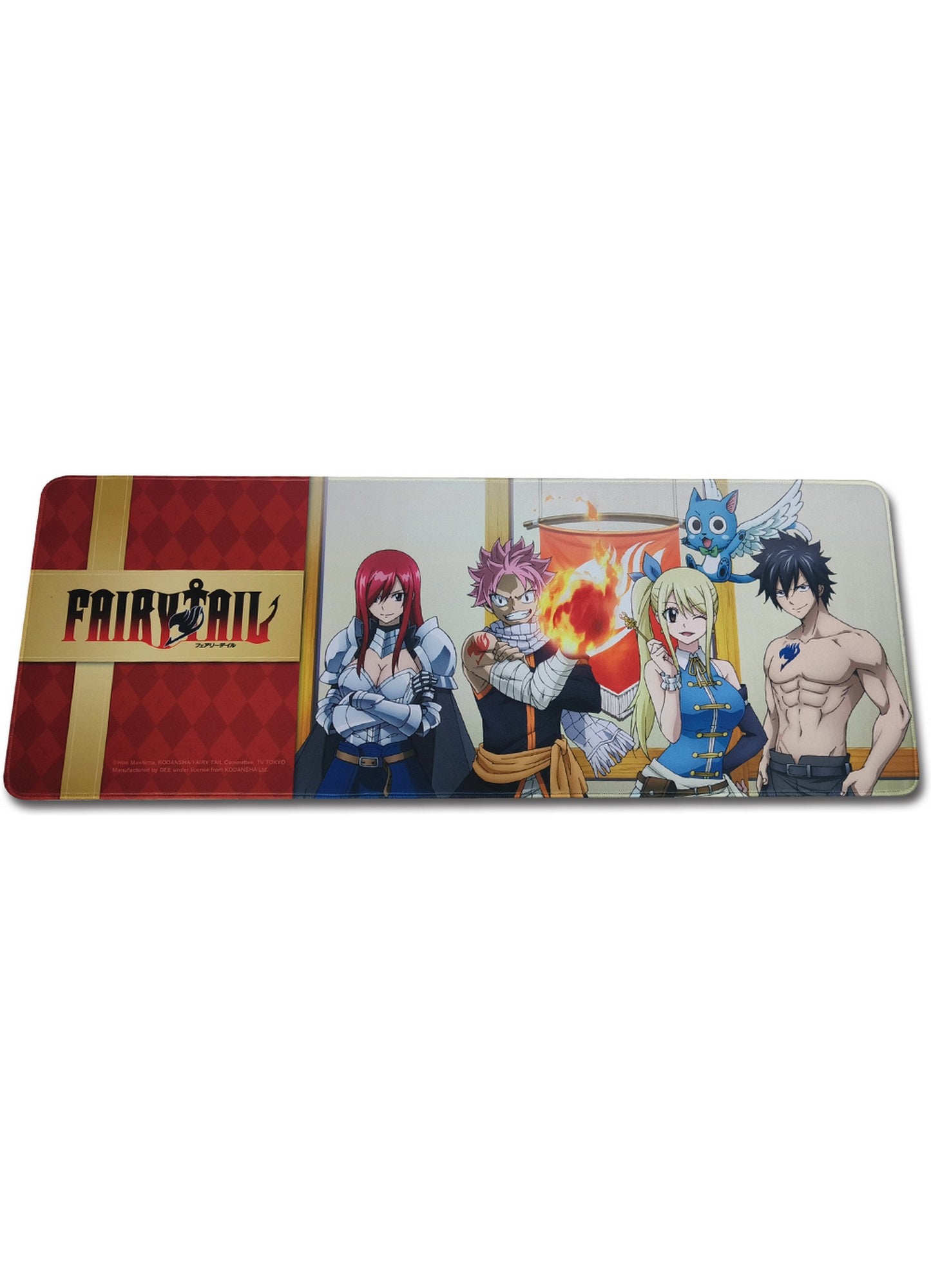 Fairy Tail S9 - Main Character Magazine Art Mouse Pad 31.5"W x 11.8"H