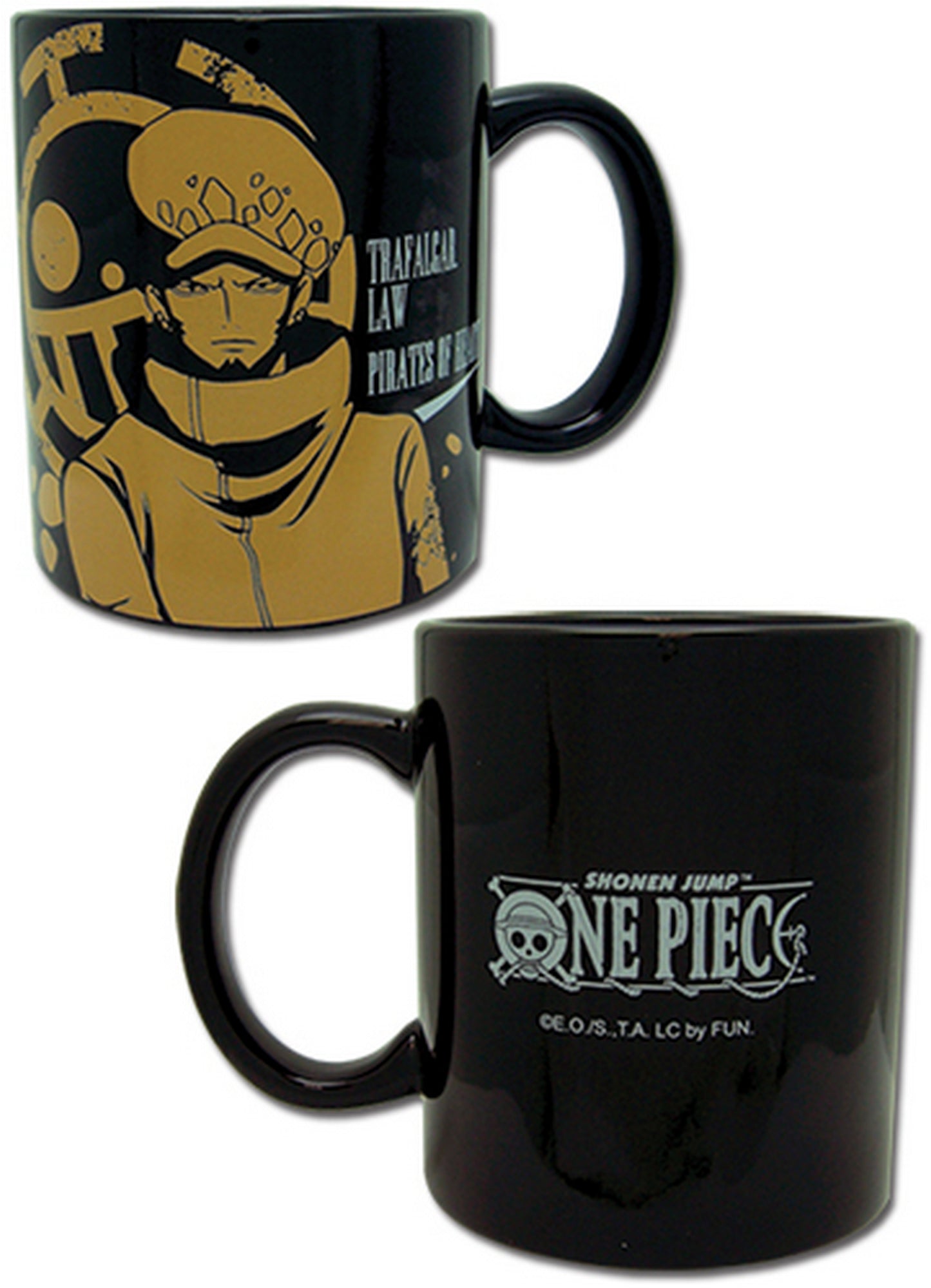 One Piece - Trafalgar D. Water Law Black Mug